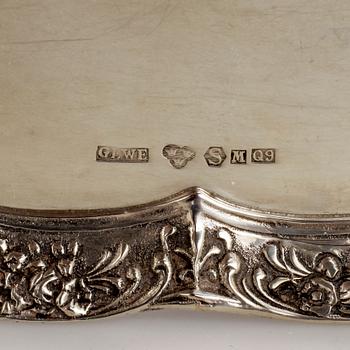 KAFFESERVIS, 4 delar, silver, Gewe, Malmö 1965-1966. Vikt ca 1163 gram.