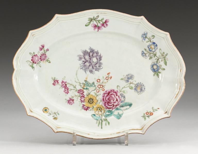 FAT, porslin. Qing dynastin. Qianlong (1736-95).