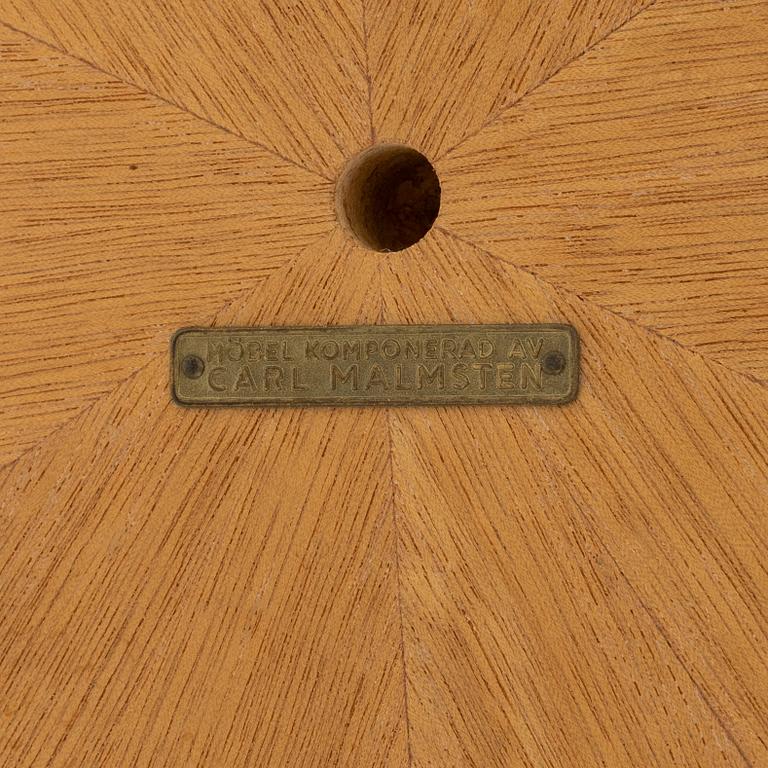 Carl Malmsten, a 'Mahogany' veneered 'Samsas' coffee table, second half of the 20th Century.