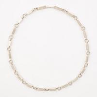 Wiwen Nilsson, necklace, ring and stick chain, sterling silver.