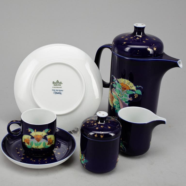 SERVISDELAR, 27 st, Björn Wiinblad, Rosenthal, 1900-talets andra hälft.