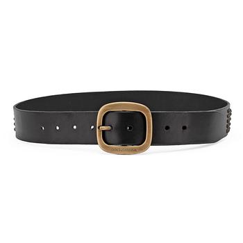 745. DOLCE & GABBANA, a brown leather belt.