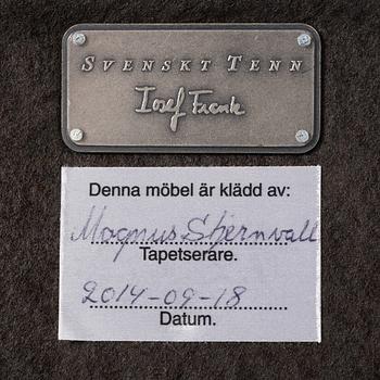 Josef Frank, a sofa. 'Liljevalchssoffan', Svenskt Tenn.