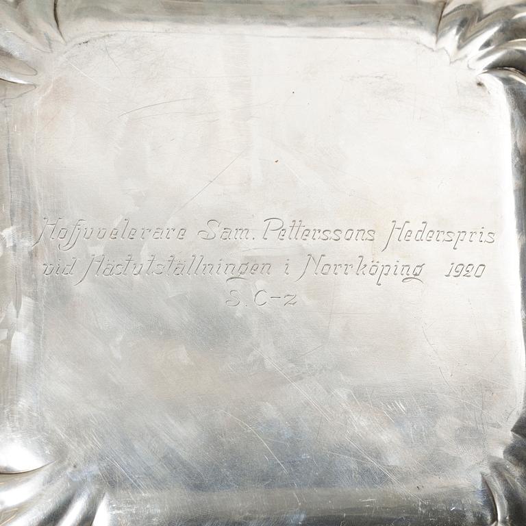 5 pieces of silver goods, including CG Hallberg, 20th century.