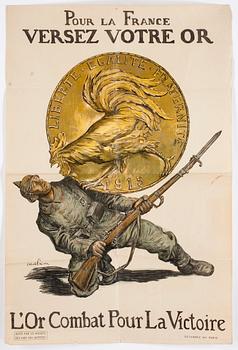 Jules Abel Faivre​ · JULES ABEL FAIVRE, litografisk affisch, 1900-talets början.