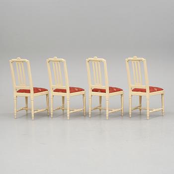 STOLAR, 4 stycken, gustaviansk stil, 1990-tal.