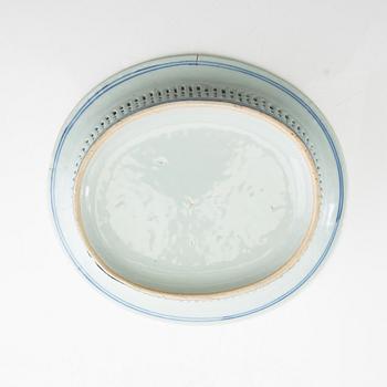 Galleried bowl China 19th century porcelain.
