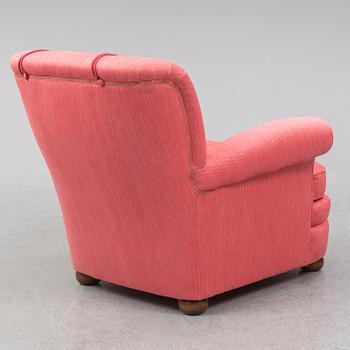 A model 336 easy chair by Josef Frank for Firma Svenskt Tenn.