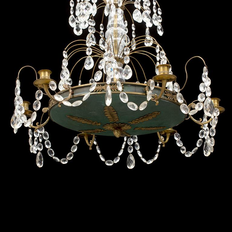 A first half of the 20th century Empire style chandelier.