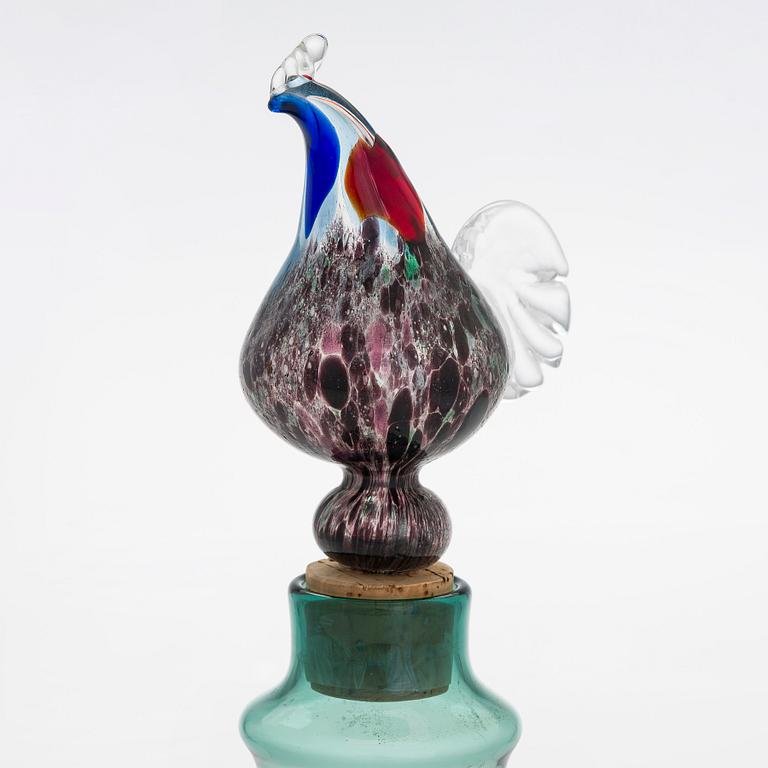 Kaj Franck, karaff, modell 1502, "Tuppflaska" signerad K. Franck Nuutajärvi Notsjö -60.