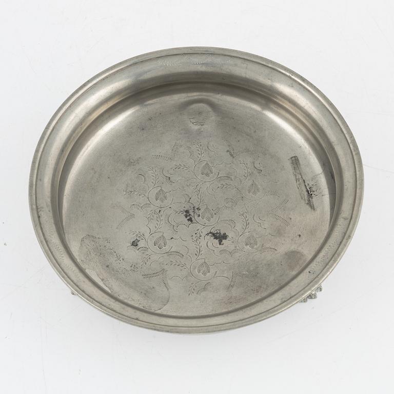 Estrid Ericson & Anna Petrus, a pewter bowl, Firma Svenskt Tenn, Stockholm 1932.
