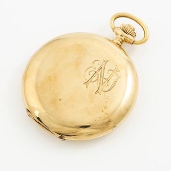 Tissot, "double signed", "O Rydén Malmö", pocket watch, hunter, 50 mm.