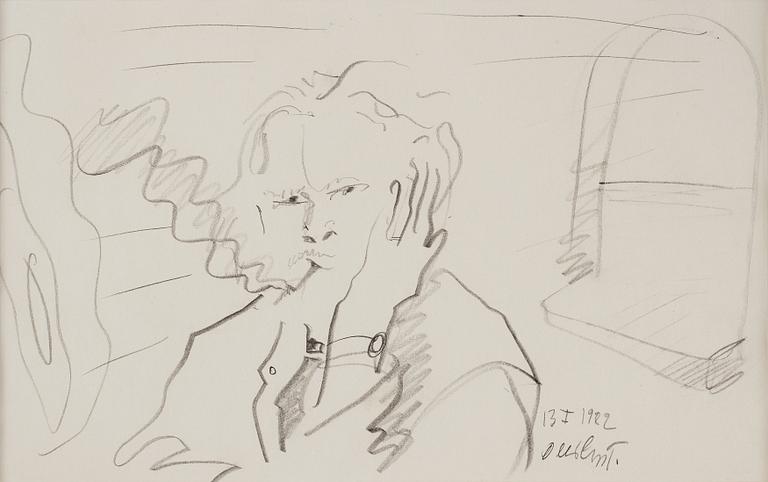 Olli Lyytikäinen, ”Självporträtt. 13.1.1982”.