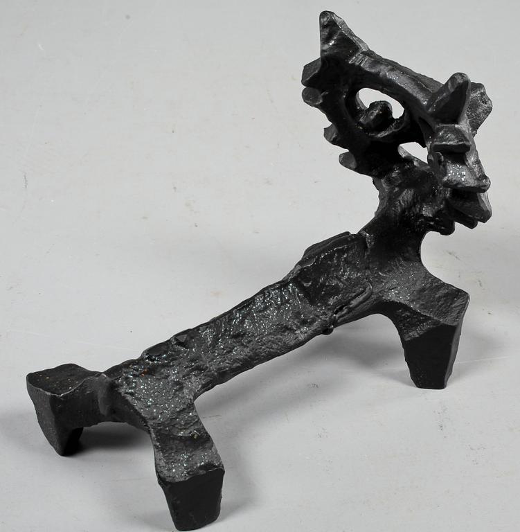 ELDHUND, gjutjärn, "Räven", Olle Hermansson, Husqvarna, 1900-talets andra hälft.