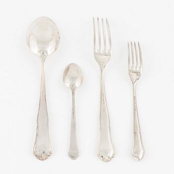 A Swedish silver cutlery set, 113 pieces, marks of  GAB, Stockholm 1950s.