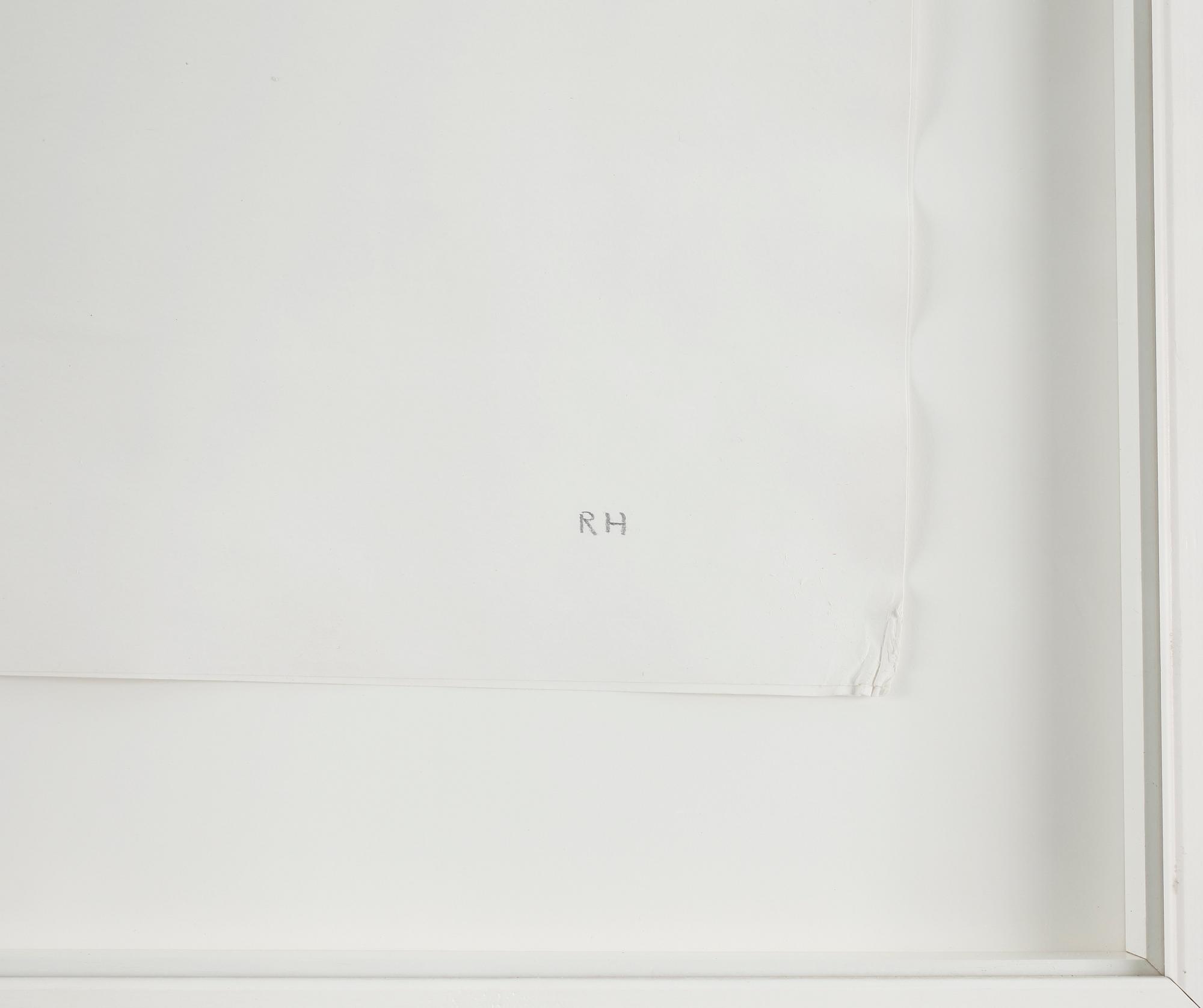 RUNE HAGBERG, mixed media, monogramsign.