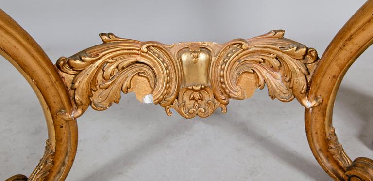 KONSOLBORD, rokokostil, 1800-talets andra hälft.