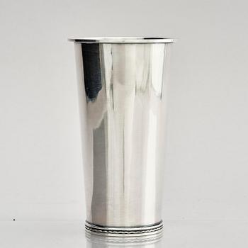 Eric Råström, a silver beaker, company Råströms Silver- O Nysilverfabrik, Stockholm, Sweden, 1974.