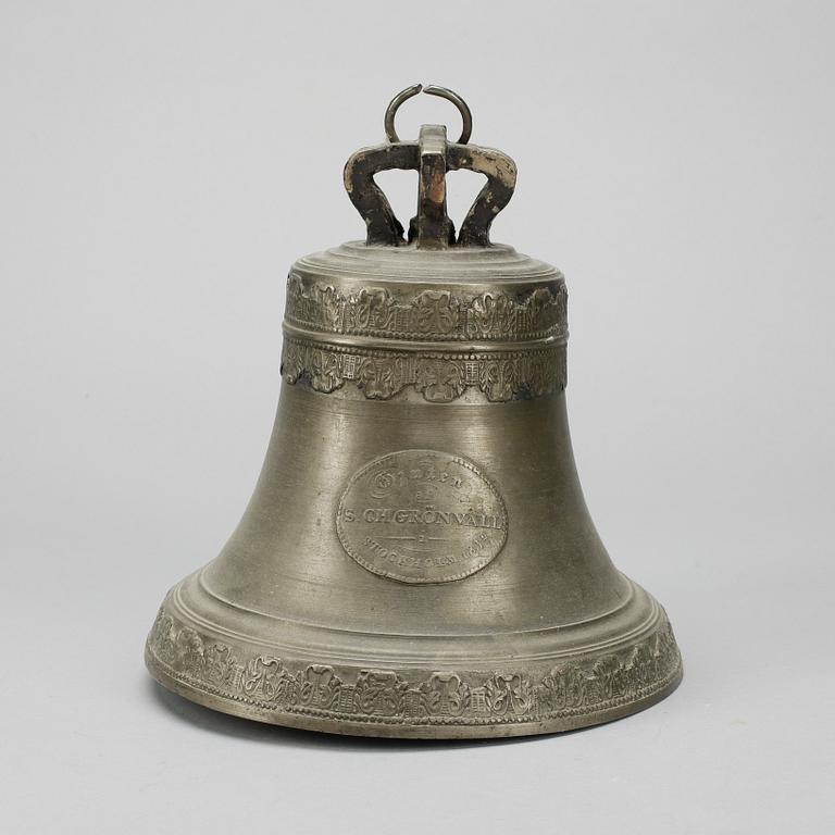VÄLLINGKLOCKA, malm. 1800-tal.
