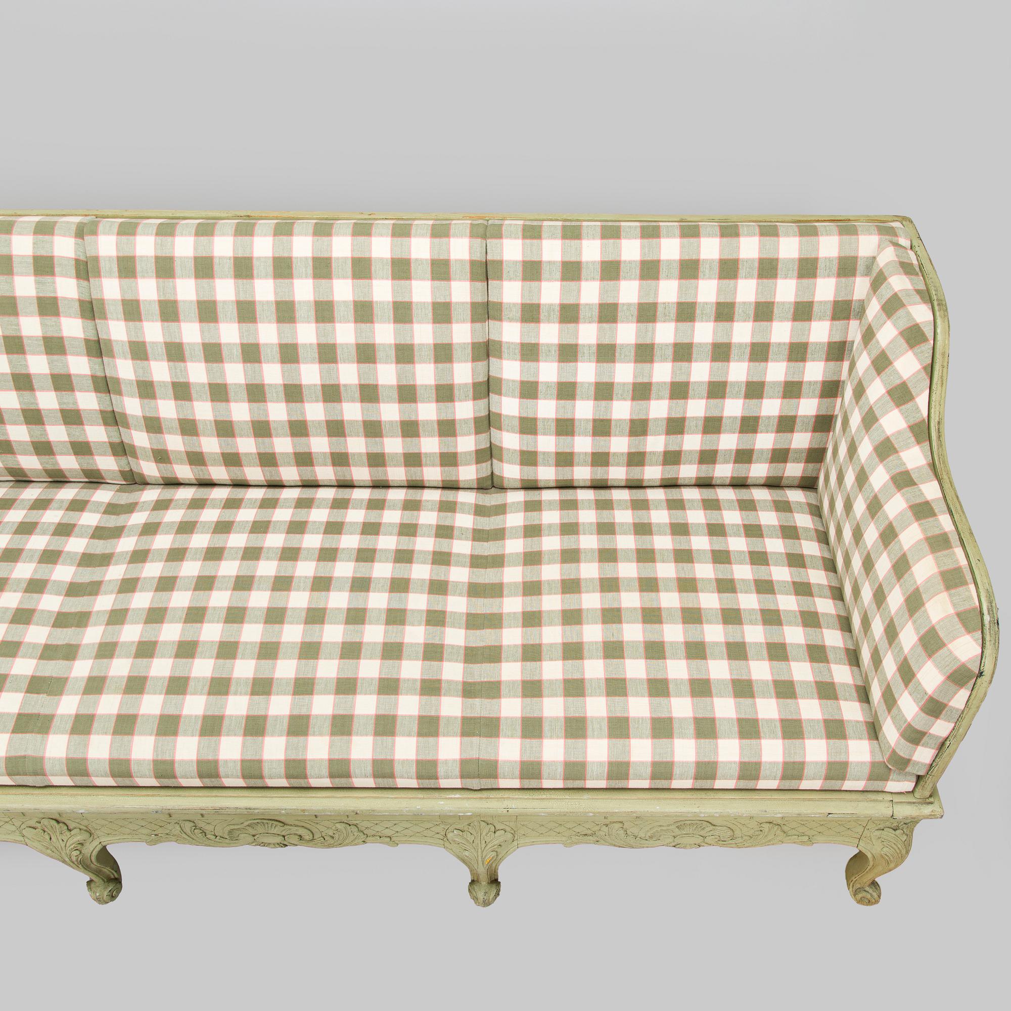 Trågsoffa, allmoge, 1800-talets senare hälft.