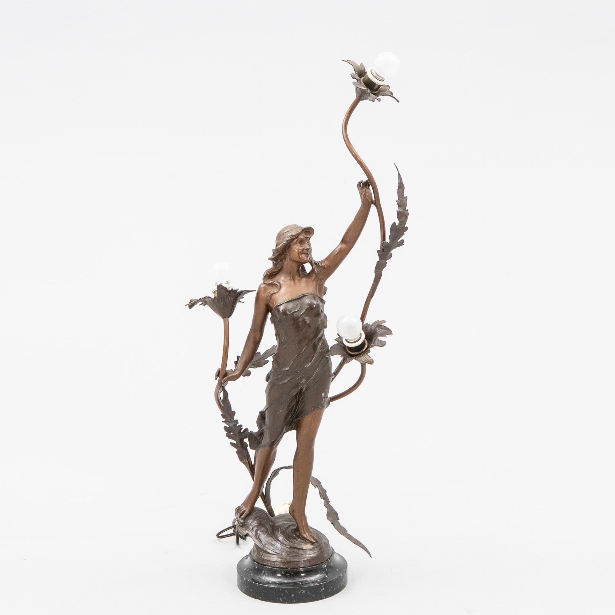 Bordslampa tidigt 1900-tal.