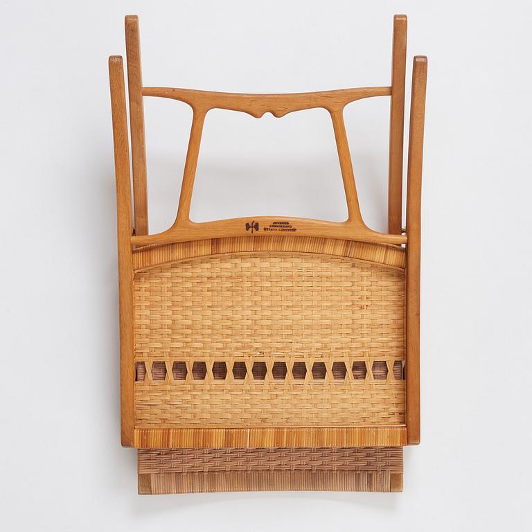 Hans J. Wegner, fåtölj, modell "512", Johannes Hansen, Köpenhamn 1950/60-tal.