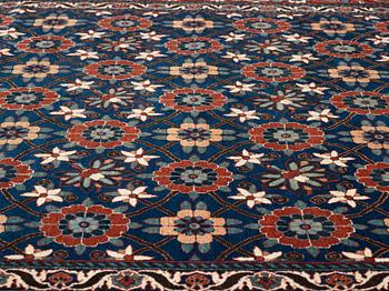 A CARPET, a semi-antique/old Veramin, ca 353 x 213,5-215,5 cm.