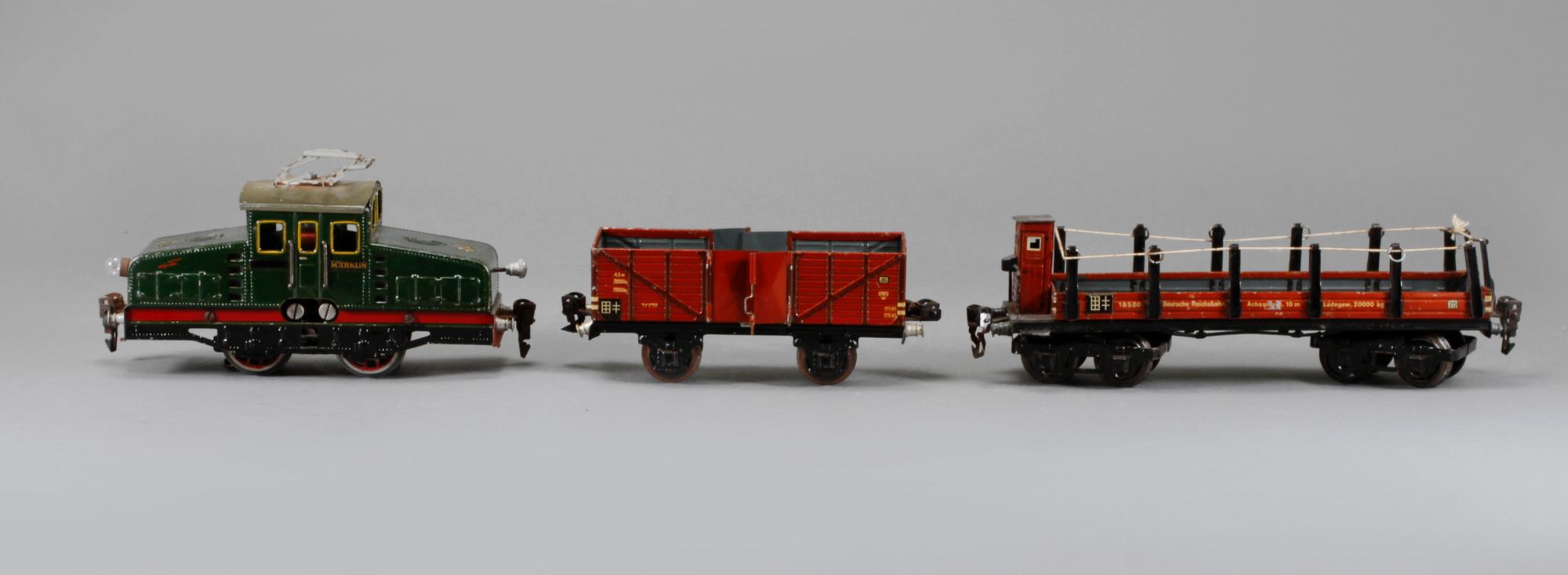 TÅGSET, 3 delar, Märklin, Tyskland, 1900-tal.