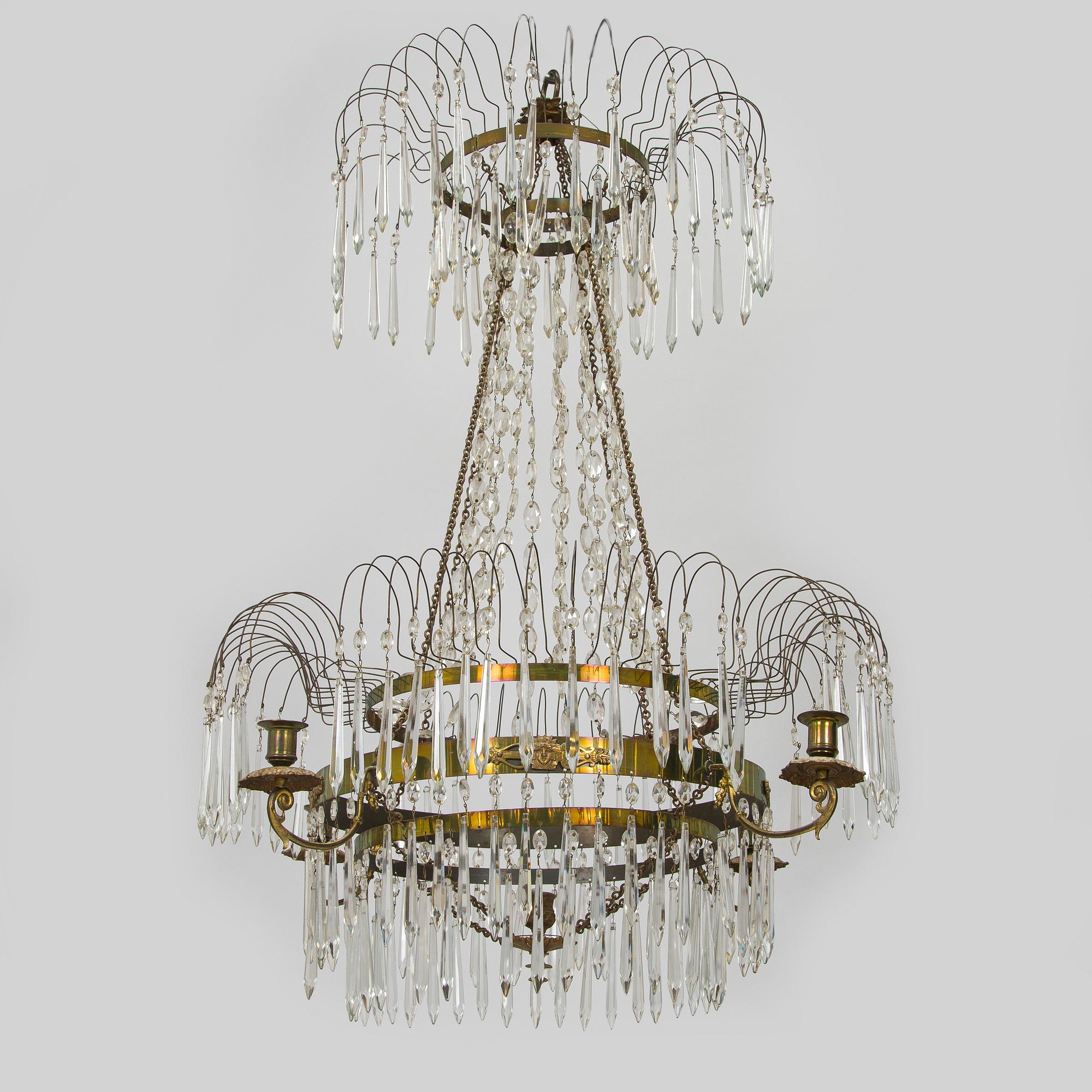 Takkrona, 1800-talets senare hälft.