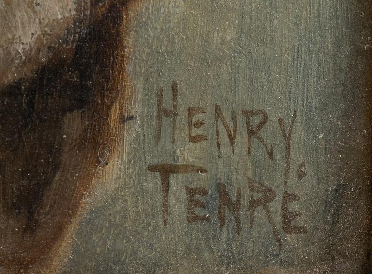 Henry Charles Tenré, I ateljén.