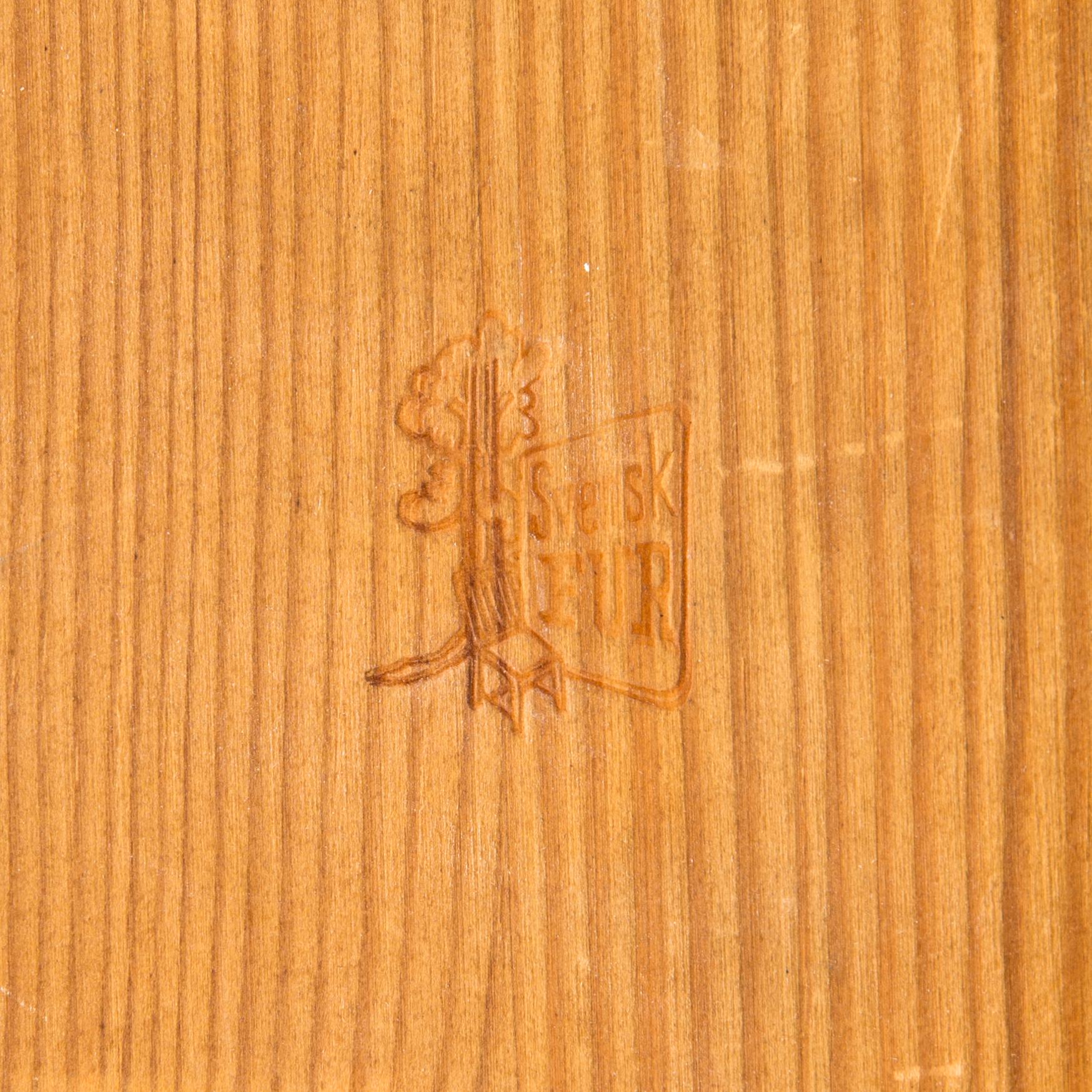 Carl Malmsten, a mid-20th 'Visingö' bench for Svensk Fur.