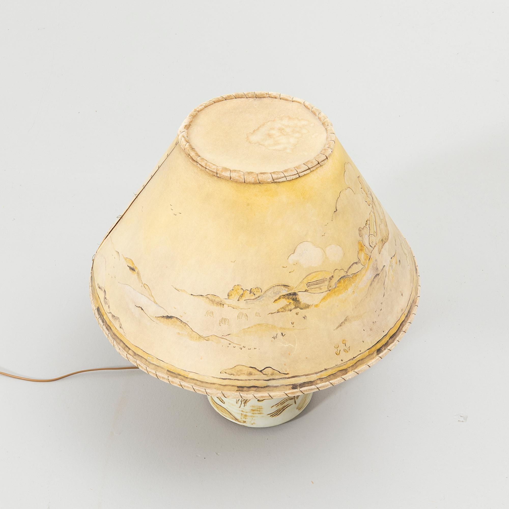 Gertrud Lönegren, Bordslampa, "L147", Rörstrand, 1930/40-tal.