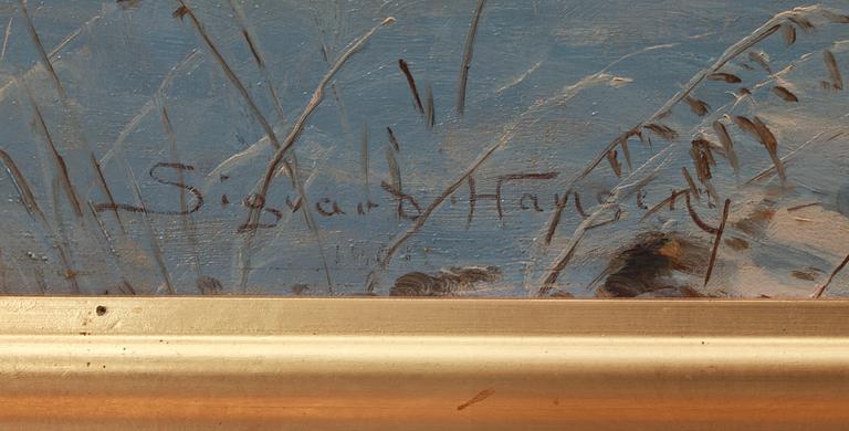 SIGVARD HANSEN, olja på duk, sign.