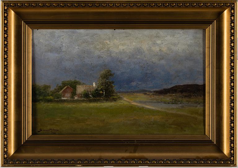 SEVERIN NILSON, oil on canvas, signed.