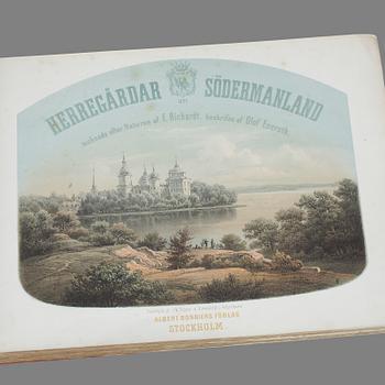 BOK, "Herregårdar och slott uti Södermanland", Olof Eneroth, Stockholm 1869.