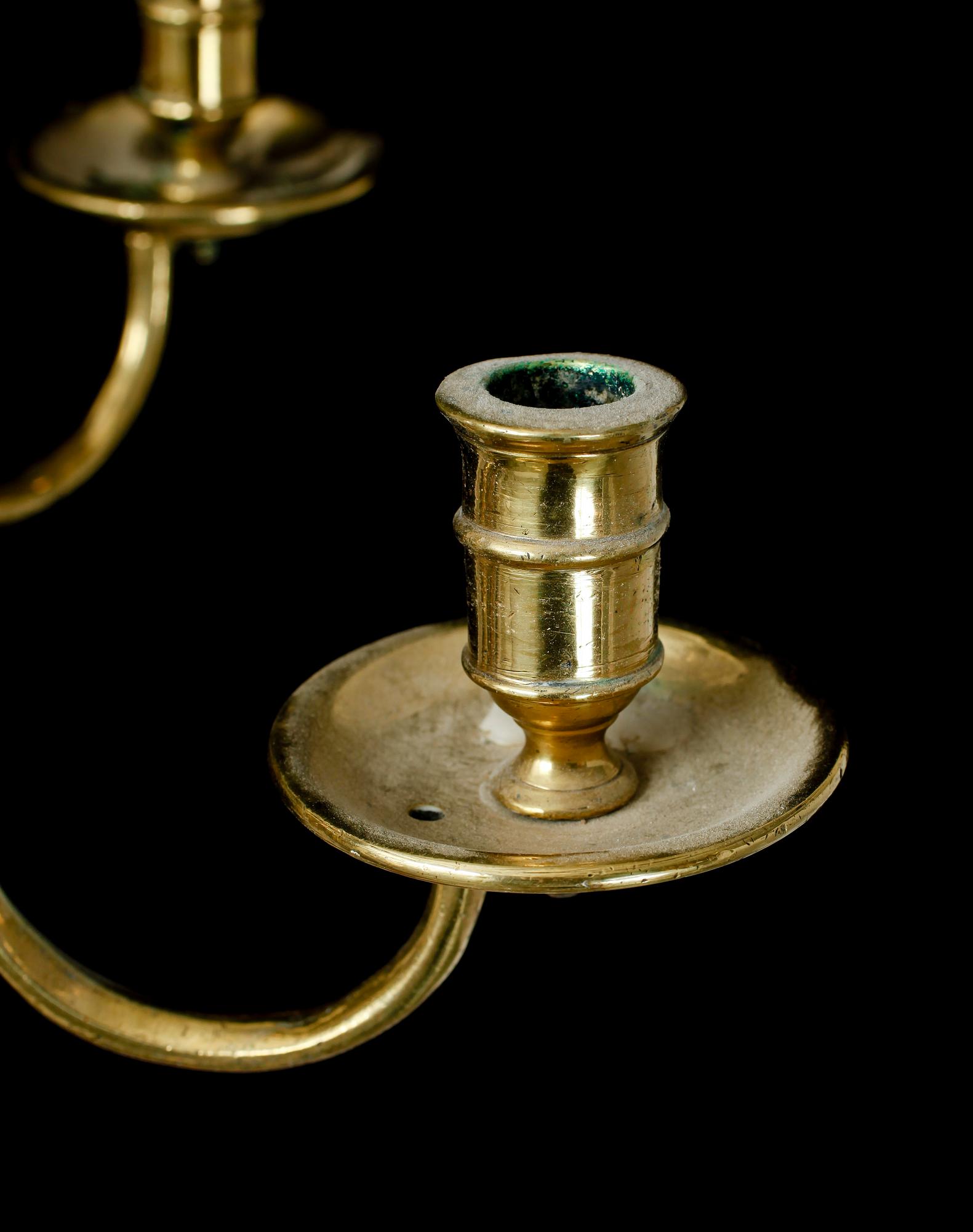 TAKKRONA, mässing, barock, 1700-tal.