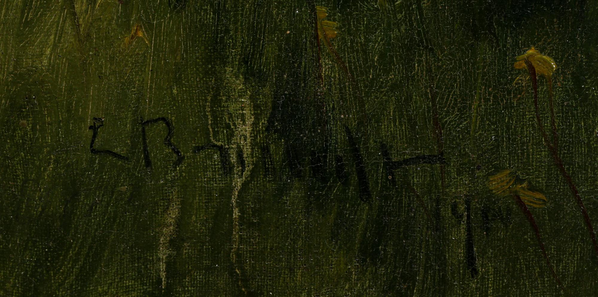 CARL BRANDT, olja på duk, signerad och daterad 1900.