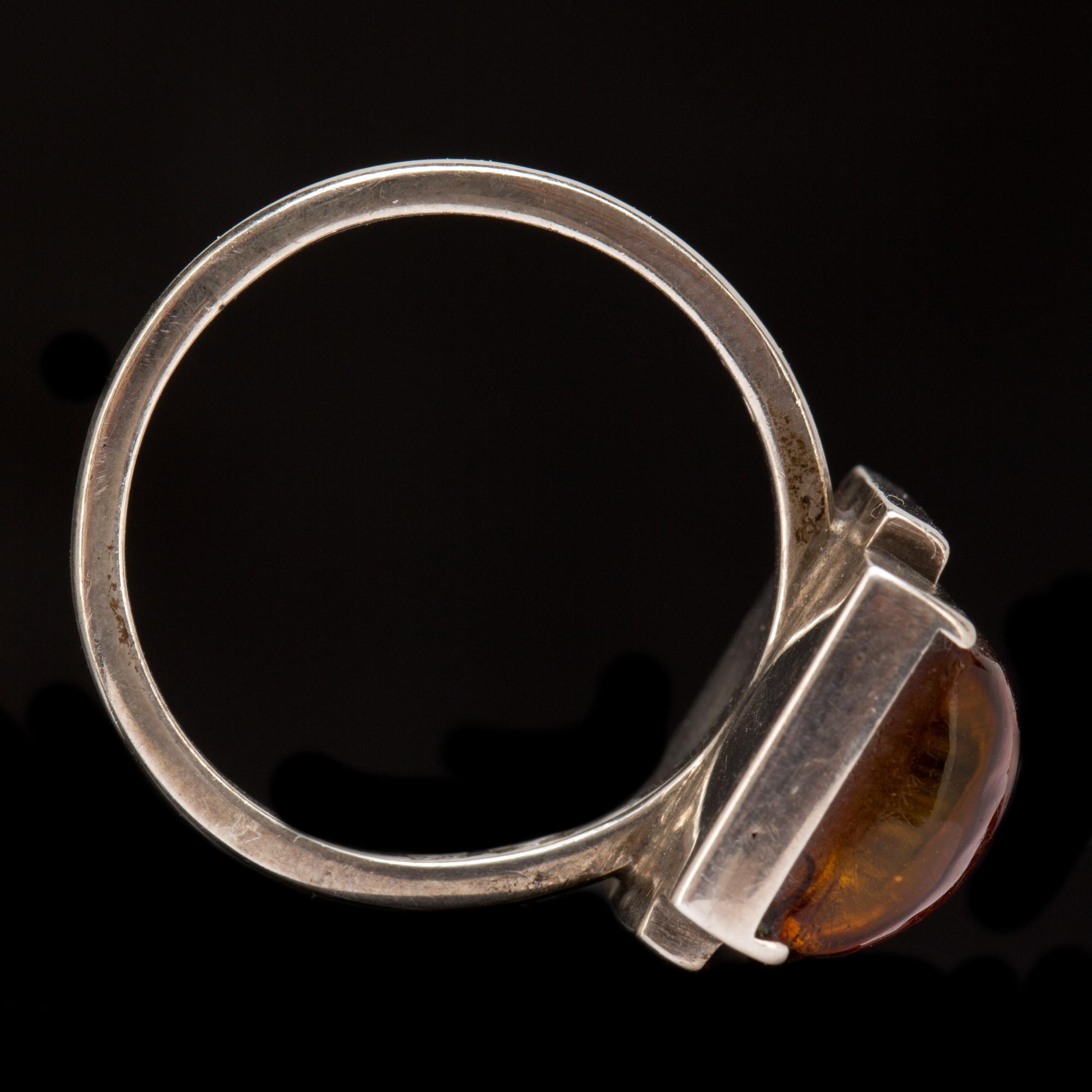 RING, silver, Wiwen Nilsson, Lund 1936.  Vikt ca 6 g.
