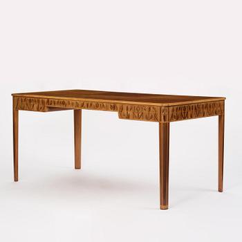 Carl Malmsten, a mahogany desk, Åtvidabergs Industrier, ca 1943.