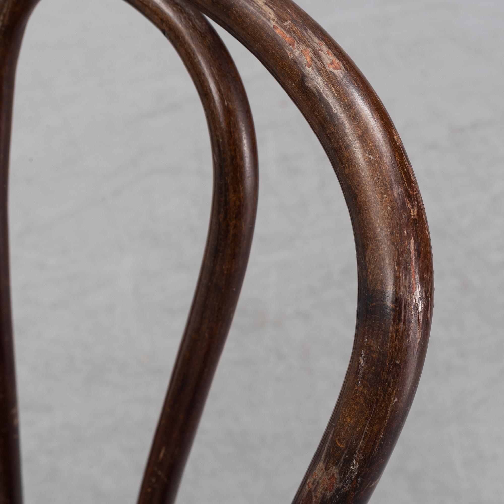 A set of eight wooden chairs, Gemla, Sweden, late 20th century.