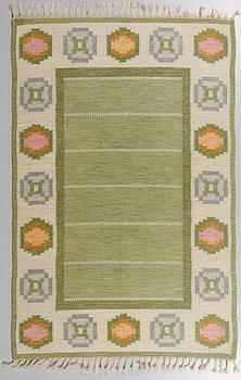 MATTA, rölakan, Ingegerd Silow, monogramsignerad, 1900-talets andra hälft, 206 x 139 cm.