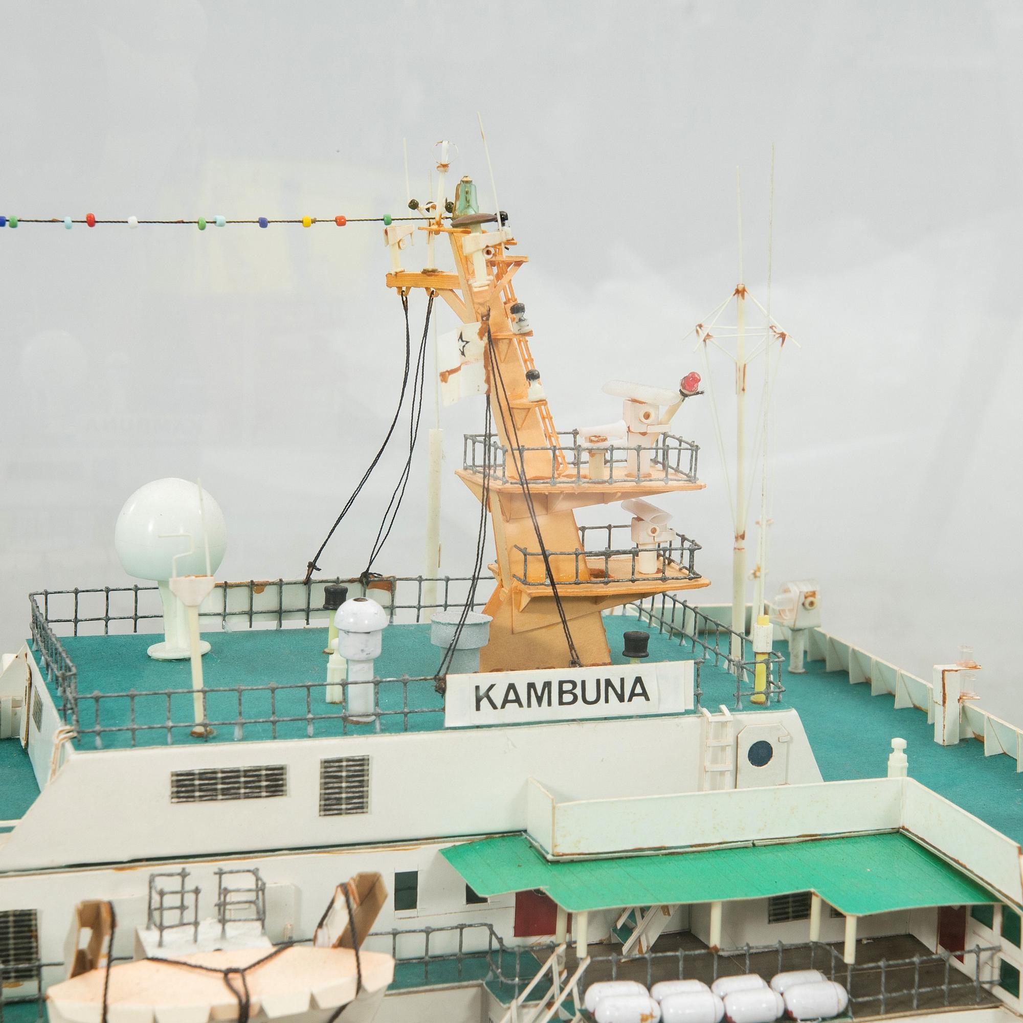 Model boat "MF Kambuna" 1984 Jos L Meyer.