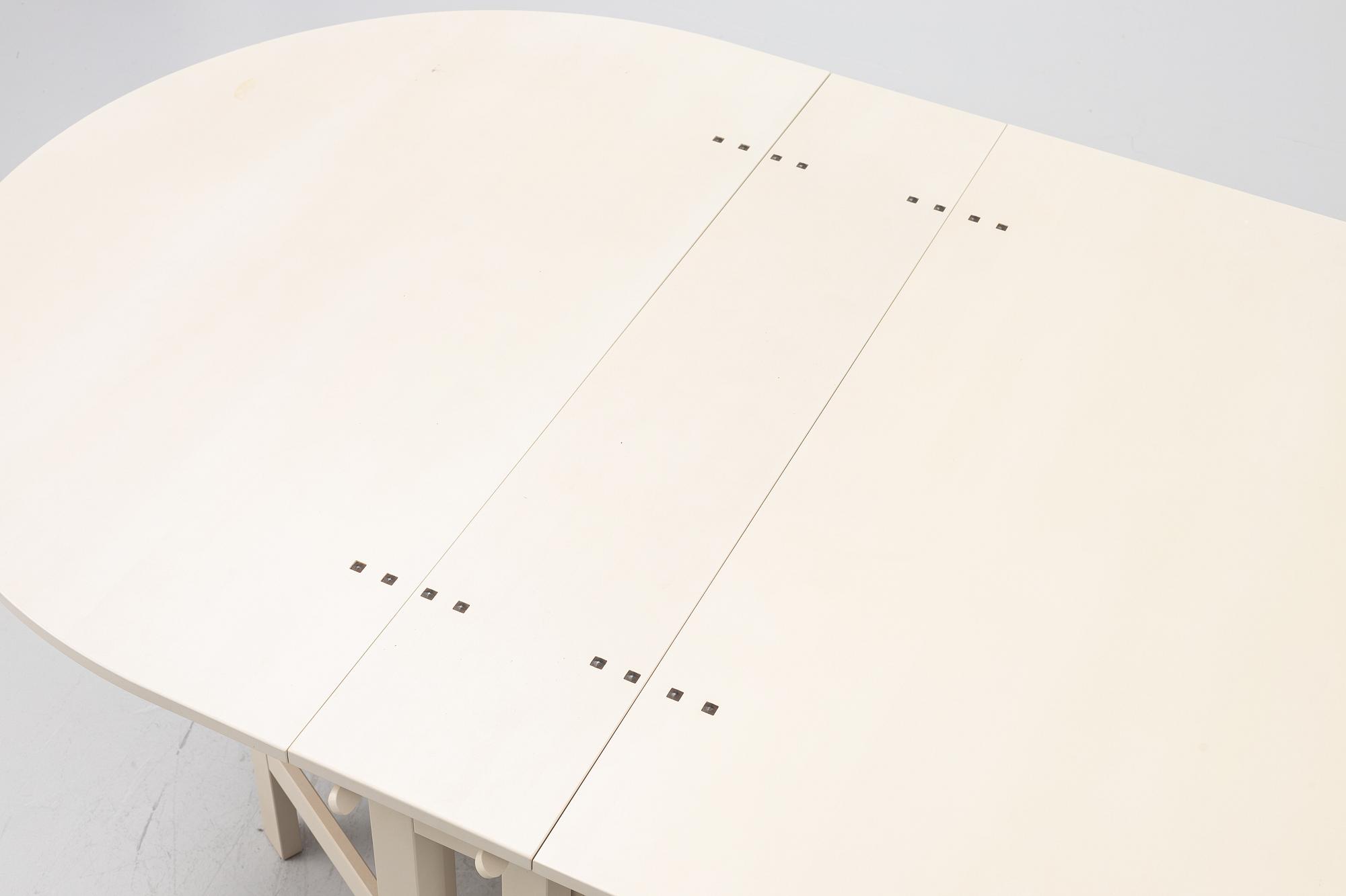A pair of 'Bergslagen' drop-leaf tables, from Ikea's 18th-century series, 1990s.