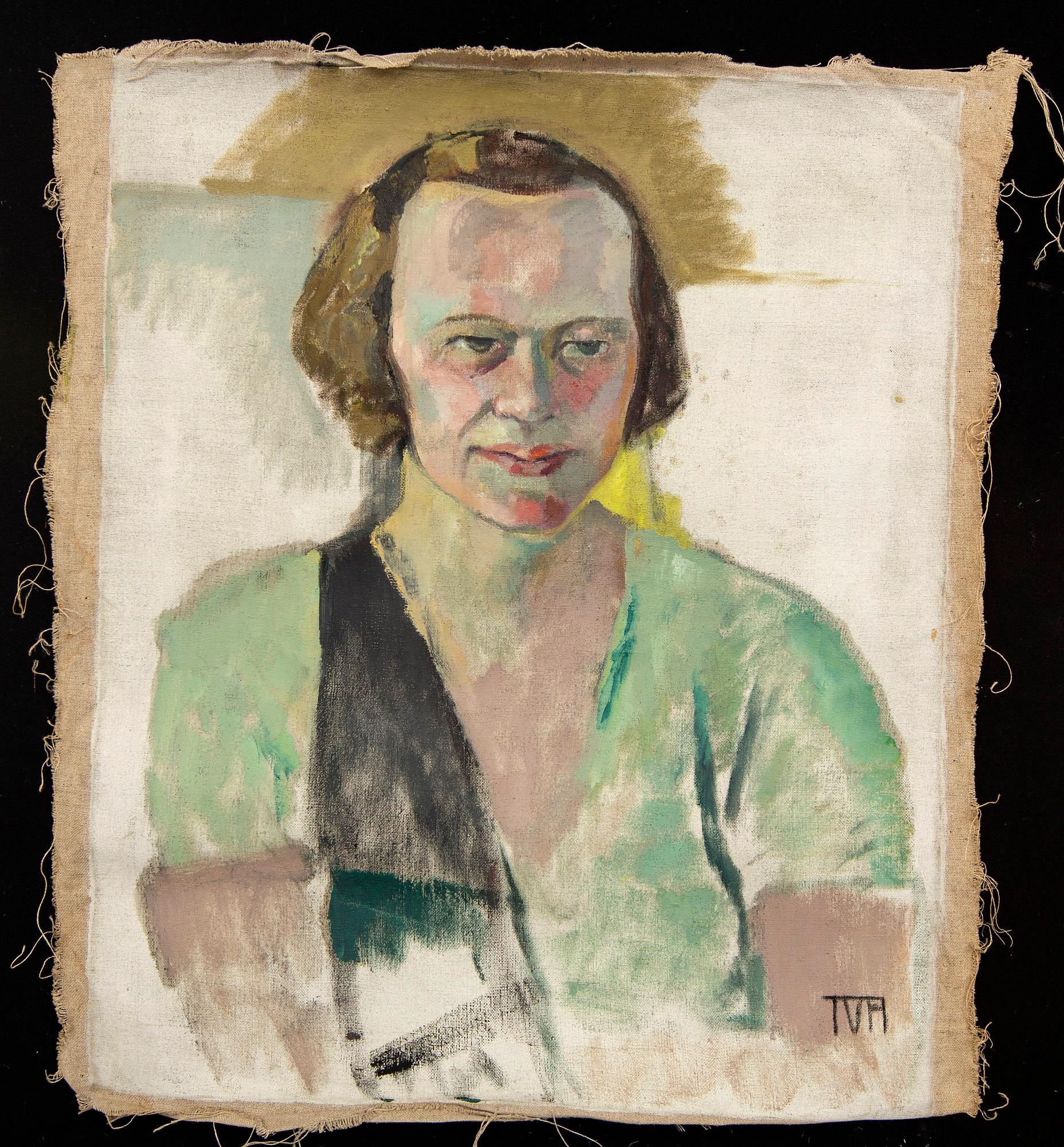 Tora Vega Holmström, a signed oil on canvas.