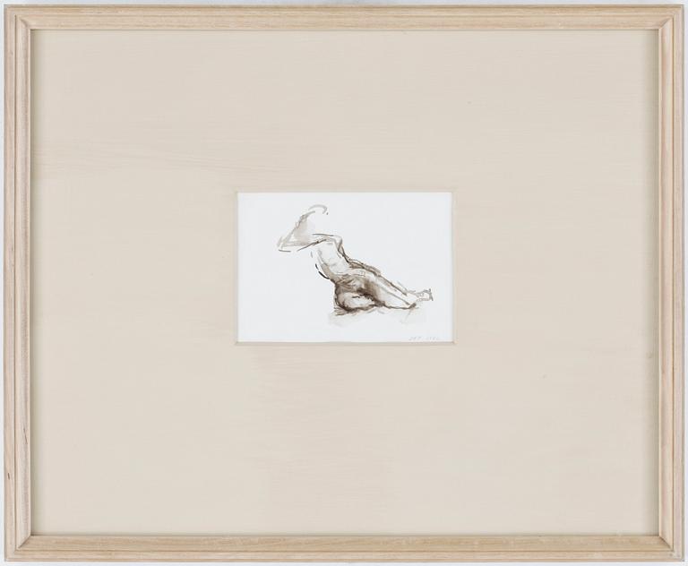 JOHN-E FRANZÉN, tuschlavering, sign o dat 1992.