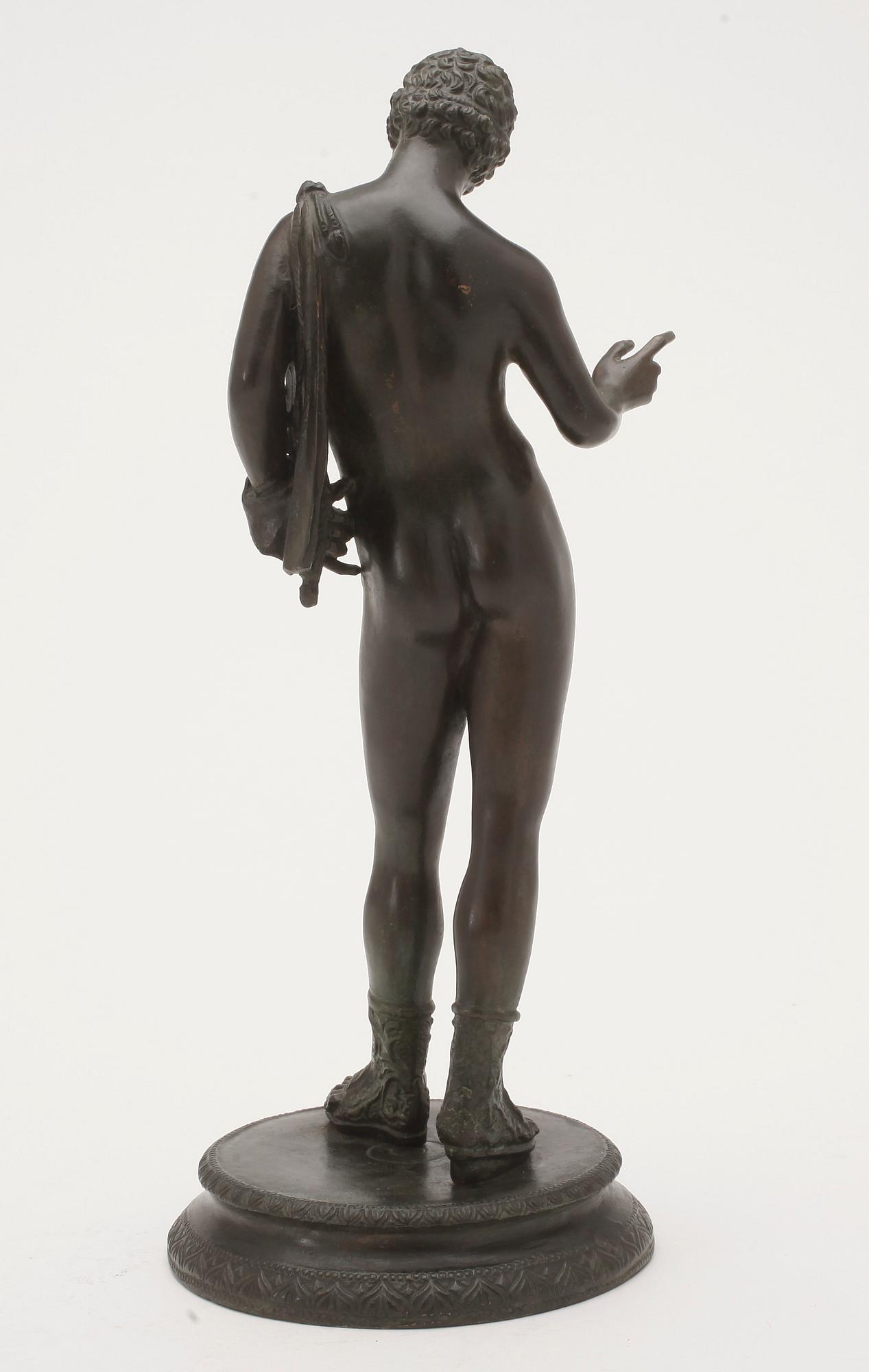 SKULPTUR, patinerad brons, 1900-tal.