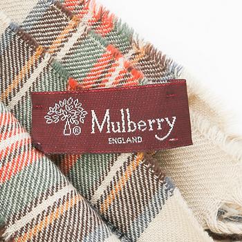 Mulberry, väska samt pläd vintage.