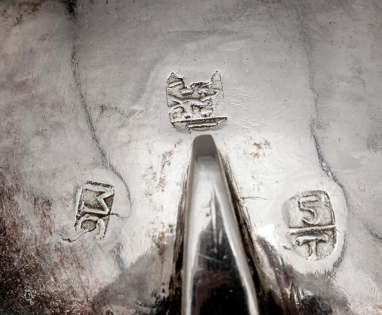 APOSTLASKED, silver, England / Holland. 1600-1700-tal. Vikt ca 52 g.