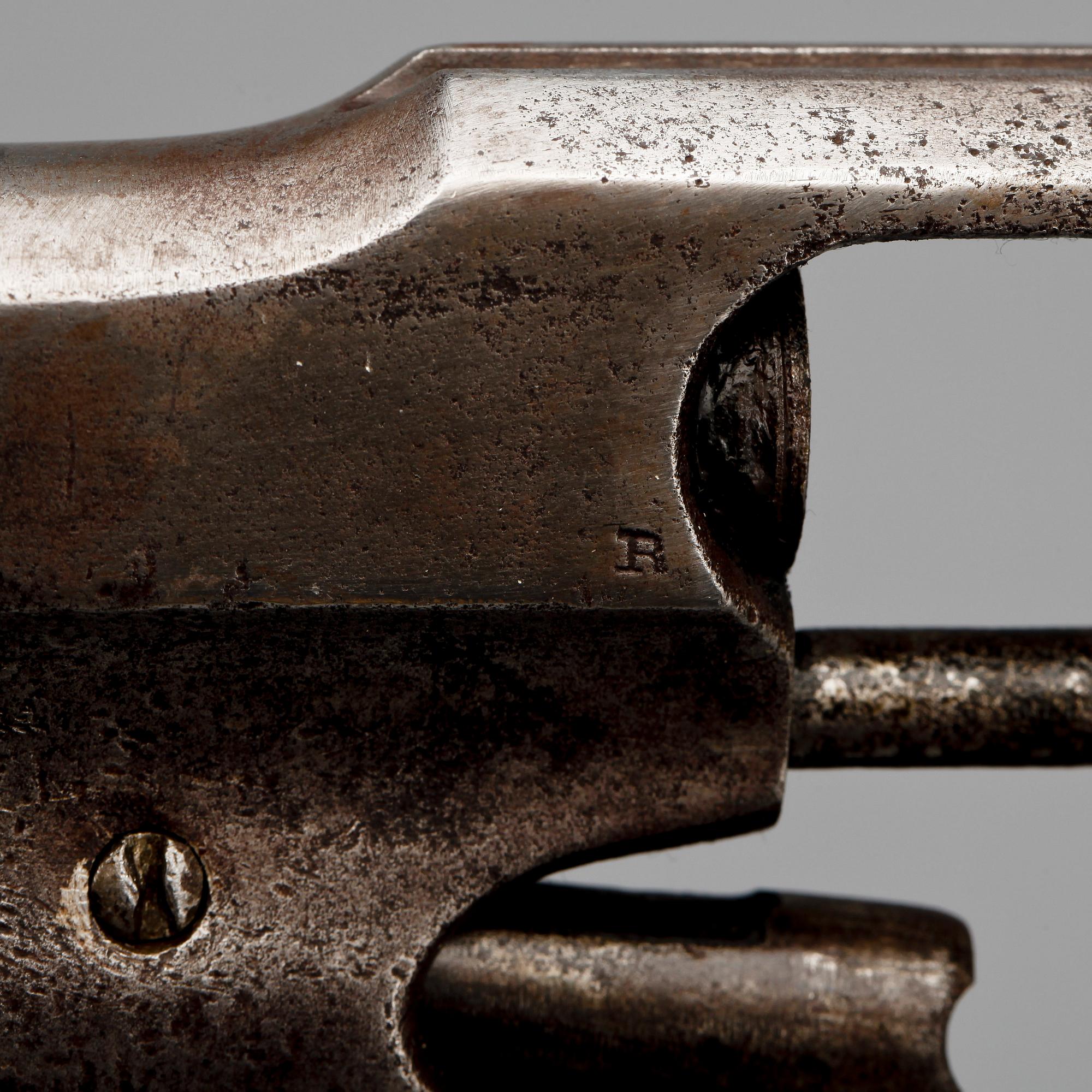 SLAGLÅSREVOLVER, Remington, m/1858.