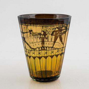 Gunnar Cyrén, vas, glas, graal, Orrefors 1988.